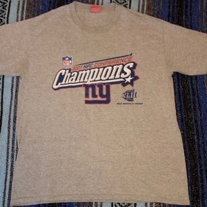 NFL New York Giants 2007 NFC a champions Tee Shirt